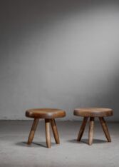 Thumbnail for Pair of Charlotte Perriand low stools