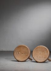 Gallery item 2 for Pair of Charlotte Perriand low stools, Stools, France, 1950s