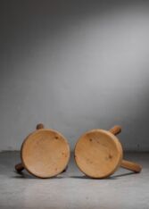 Gallery item 2 for Charlotte Perriand low stool, Stools, France, 1950s