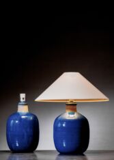 Gallery item 2 for Pair of Kähler ceramic table lamps, Table Lamps, Denmark, 1960s