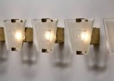 Gallery item 3 for Set of 4 Max Ingrand wall lamps for Fontana Arte, Wall lamps, Italy, 1960s