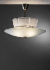 Gallery item 2 for Böhlmarks glass pendant, Chandeliers & Pendants, Sweden, 1940s