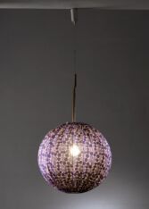 Gallery item 2 for Hans-Agne Jakobsson fabric pendant, Chandeliers & Pendants, Sweden, 1950s