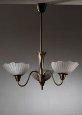 Gallery item 3 for Böhlmarks chandelier, Chandeliers & Pendants, Sweden, 1940s