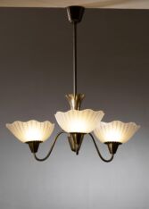 Gallery item 4 for Böhlmarks chandelier, Chandeliers & Pendants, Sweden, 1940s