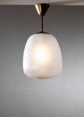 Gallery item 2 for Swedish Modern glass pendant, Chandeliers & Pendants, Sweden, 1940s
