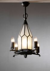 Gallery item 4 for Harald Notini chandelier for Böhlmarks, Chandeliers & Pendants, Sweden, 1930s