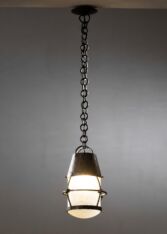 Gallery item 2 for Böhlmarks wrought iron pendant, Chandeliers & Pendants, Sweden, 1910s