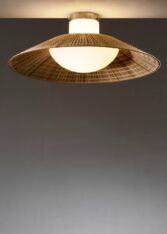 Gallery item 2 for Paavo Tynell ceiling lamp for Idman, Flush mounts, Finland, 1950s