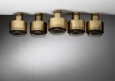 Gallery item 2 for Set of 5 Kay Kørbing ceiling lamps, Flush mounts, Denmark, 1960s