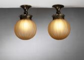 Gallery item 2 for Pair of Böhlmarks ceiling lamps, Chandeliers & Pendants, Sweden, 1930s