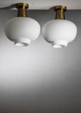 Thumbnail for Pair of Hans Bergström ceiling lamps for Ateljé Lyktan