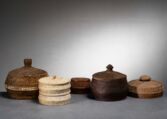 Thumbnail for Set of five birch bark baskets