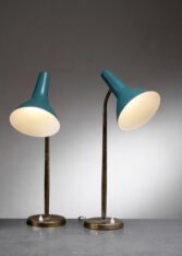 Gallery item 2 for Pair of Harald Notini table lamps for Böhlmarks, Table Lamps, Sweden, 1950s