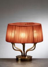Gallery item 4 for Finnish Modern brass table lamp, Table Lamps, Finland, 1930s