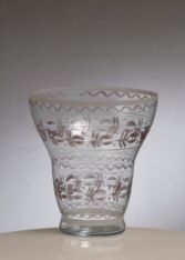 Gallery item 2 for Kauklahti glass vase, Glass, Finland, 1940s
