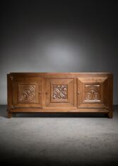 Gallery item 2 for Jacques Mottheau oak sideboard, Sideboards, France, 1940s