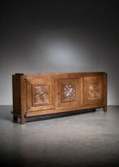 Gallery item 3 for Jacques Mottheau oak sideboard, Sideboards, France, 1940s