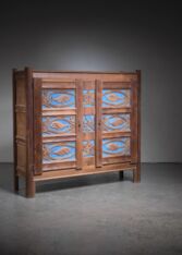 Thumbnail for Joseph Savina carved cupboard