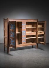 Gallery item 2 for Joseph Savina carved cupboard, Cabinets, France, 1960s
