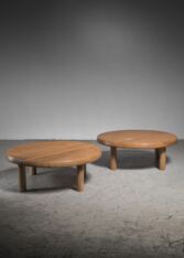 Thumbnail for Pair of Pierre Chapo coffee tables
