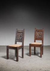 Gallery item 2 for Pair of Joseph Savina dining chairs, Dining chairs, France, 1940s