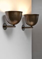 Gallery item 2 for Pair of brass WMF wall lamps, Wall lamps, Germany, 1930s