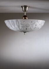 Thumbnail for Flygsfors frosted glass pendant lamp