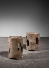 Gallery item 3 for Pair of Zanine Caldas stools, Stools, Brazil, 1970s