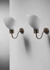 Gallery item 2 for Pair of Harald Notini wall lamps for Böhlmarks, Wall lamps, Sweden, 1940s