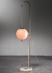 Gallery item 5 for Karl Trabert brass floor lamp with paper shade, Floor Lamps, Germany, 1920s