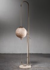 Gallery item 3 for Karl Trabert brass floor lamp with paper shade, Floor Lamps, Germany, 1920s