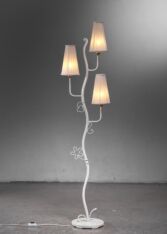 Gallery item 2 for Bjerkås metal floor lamp, Floor Lamps, Sweden, 1940s