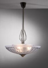 Gallery item 3 for Harald Notini pendant for Böhlmarks, Chandeliers & Pendants, Sweden, 1940s