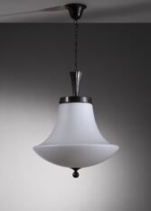 Thumbnail for Opaline glass pendant lamp