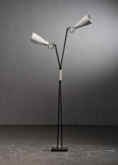 Gallery item 3 for Kalmar floor lamp with 2 shades, Floor Lamps, Austria, 1950s