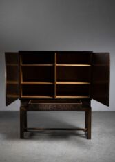 Gallery item 4 for Stained birch cabinet, Cabinets, Sweden, 1920s