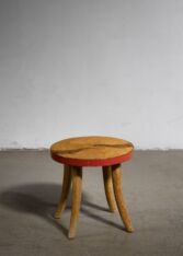 Thumbnail for Finnish birch intarsia stool