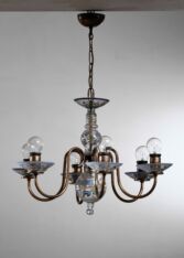 Gallery item 2 for Paavo Tynell chandelier, Chandeliers & Pendants, Finland, 1940s