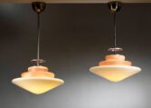 Gallery item 2 for Pair of Harald Notini pendants for Böhlmarks, Chandeliers & Pendants, Sweden, 1930s