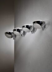 Gallery item 2 for Set of 4 Max Ingrand wall lamps for Fontana Arte, Wall lamps, Italy, 1960s