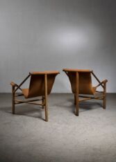 Gallery item 4 for Lina Bo Bardi pair of Tripé chairs, Lounge Chairs, Brazil, 1940s