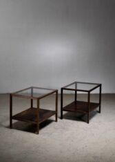 Gallery item 2 for Pair of Joaquim Tenreiro side tables, Side Tables, Brazil, 1960s