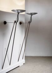Gallery item 2 for Pair of Pentagon wall lamps, Wall lamps, Germany, 1980s