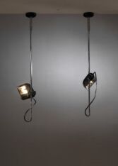 Gallery item 5 for Pair Joe Colombo spotlights, Chandeliers & Pendants, Italy, 1970s