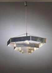 Gallery item 2 for Bruno Munari Esagonale pendant, Chandeliers & Pendants, Italy, 1950s