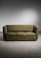Thumbnail for Fritz Hansen green platform sofa