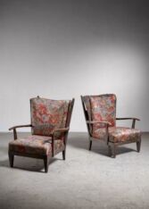 Thumbnail for Pair of Paolo Buffa lounge chairs