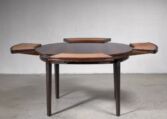Gallery item 2 for Dyrlund flip-flap Lotus dining table, Dining tables, Denmark, 1960s