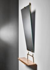 Gallery item 2 for Carl Aubock wall mirror with shelf, Mirrors, Austria, 1950s